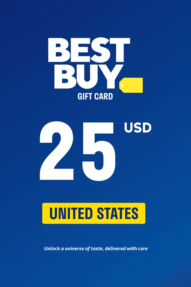 Best Buy $25 USD gift card