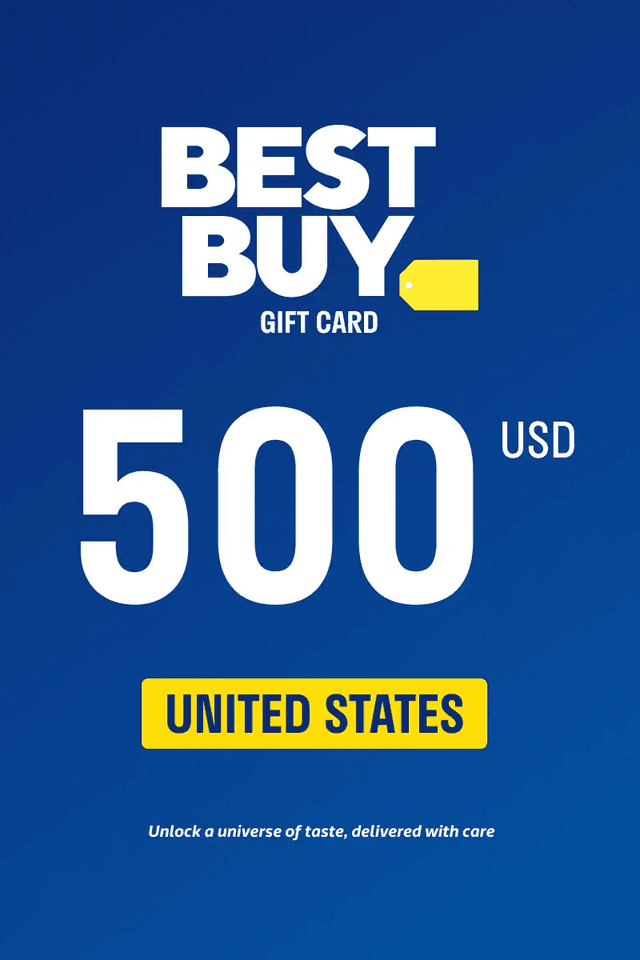 Best Buy $500 USD gift card