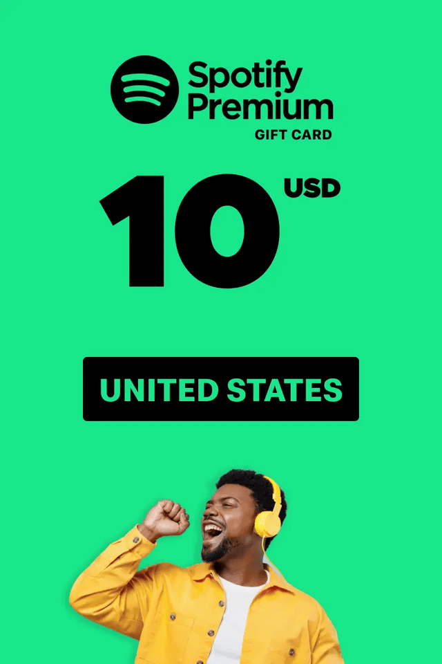 Spotify $10 USD gift card