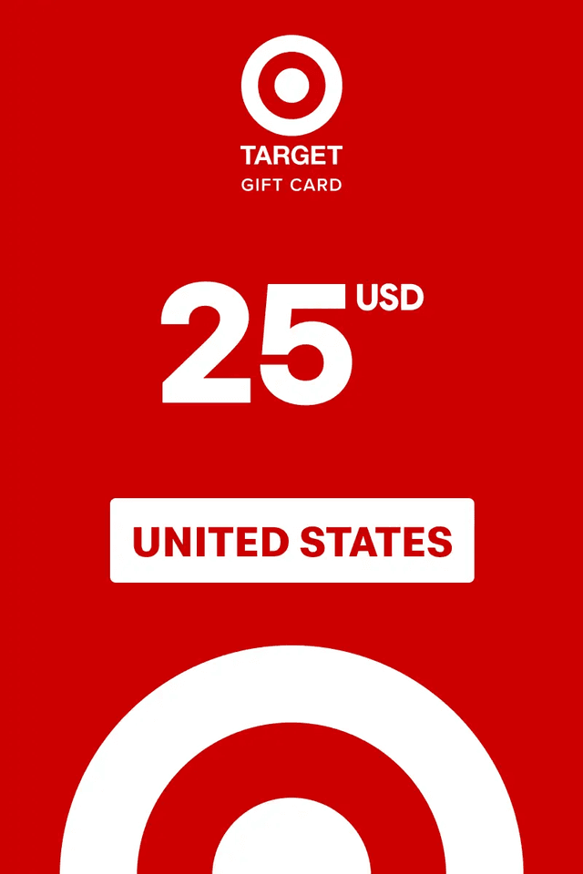 Target $25 USD gift card