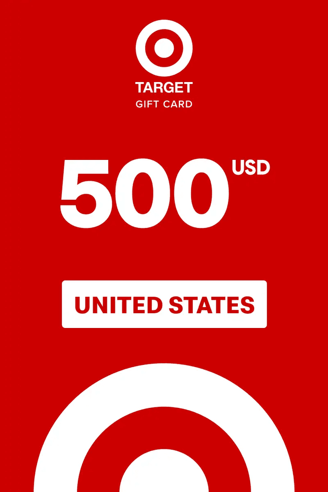 Target $500 USD gift card