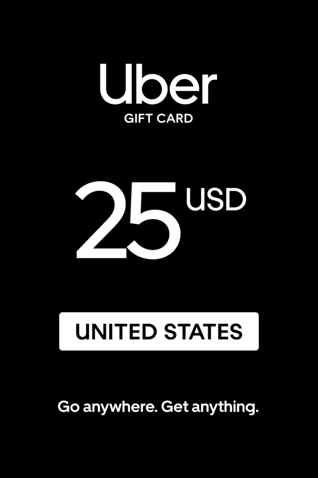 Uber Eats $25 USD gift card